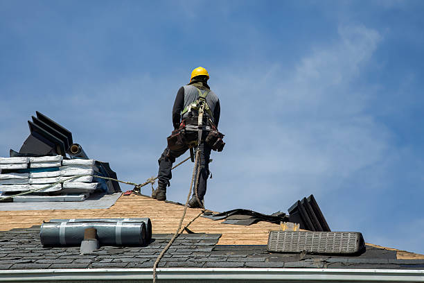 Professional Metal Roofing technician working in Wayland, MA